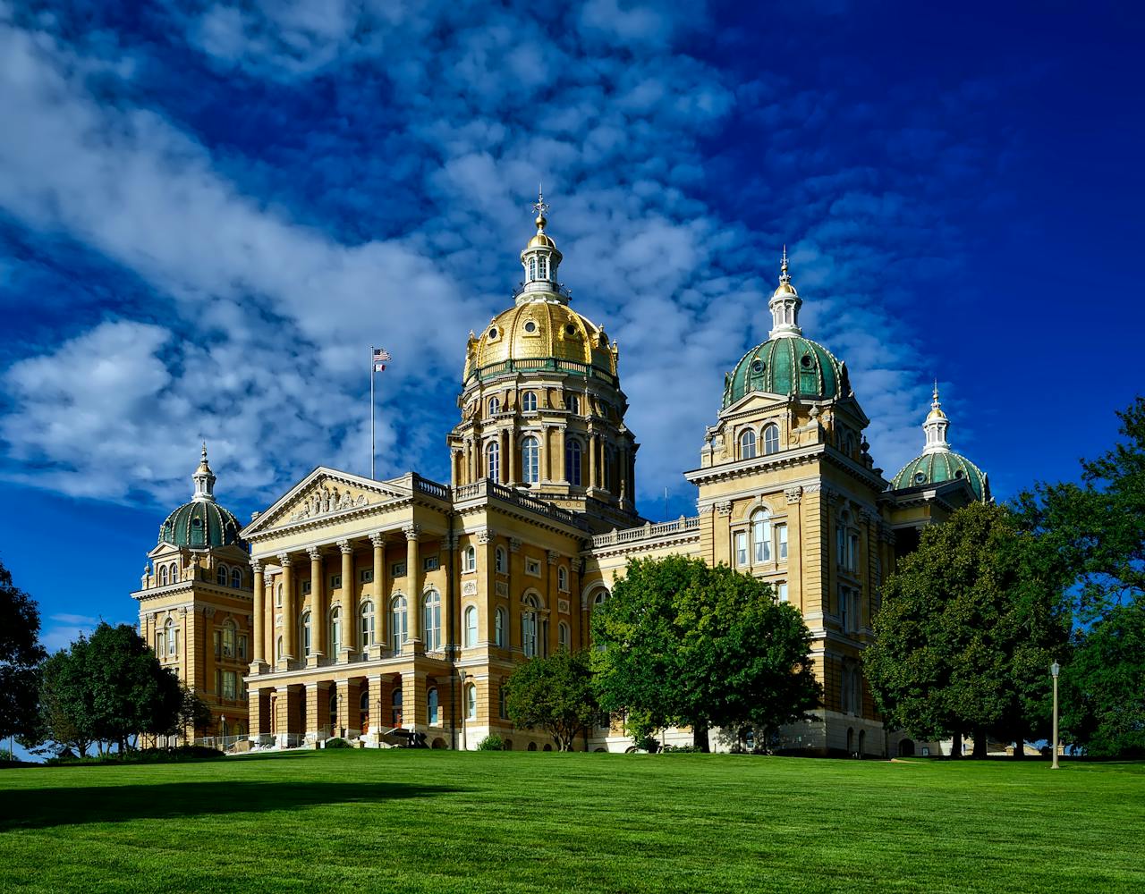 Iowa cityscape